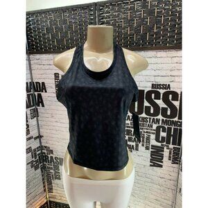 90 Degree L Animal Print Racerback Crop Tank Top
